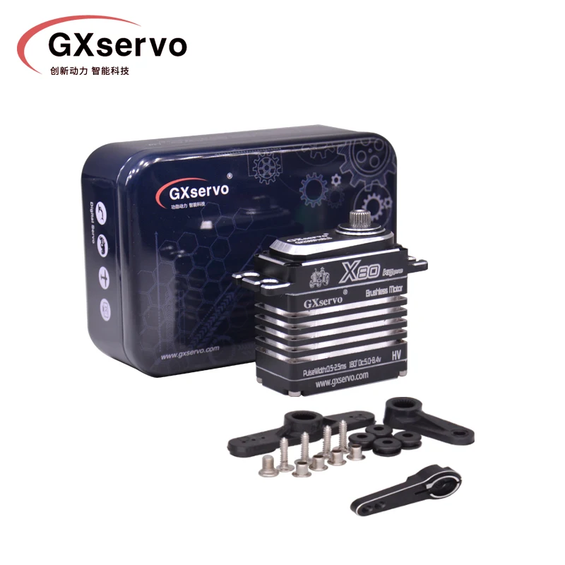 Brushless Digital Servo 50kg 80kg HV Large Torque Steel Metal Gear Waterproof IPX8 Motor For RC Car Xmaxx Crawler Robot Parts - Image 2