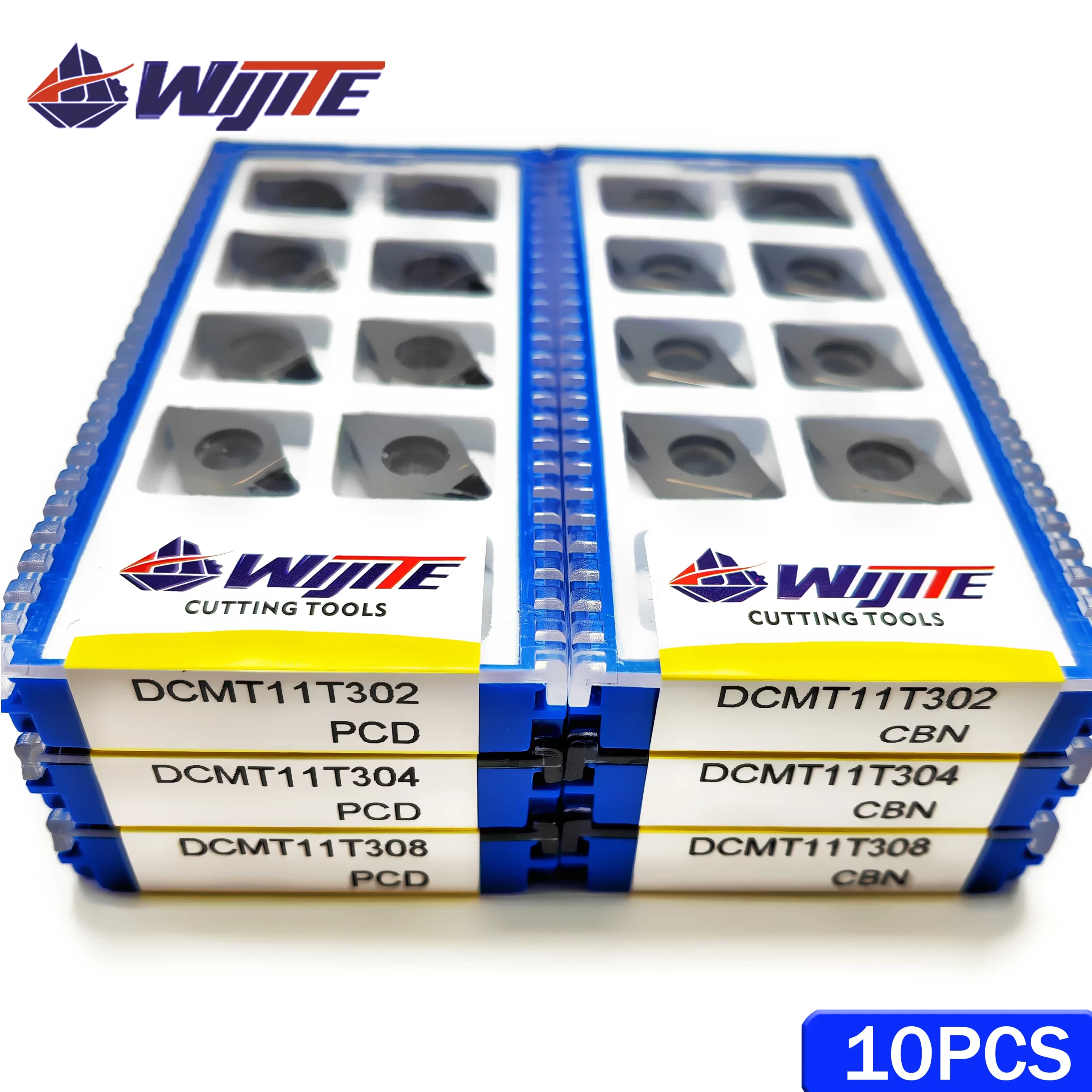 Ferramenta de torneamento CNC DCMT11T302 DCMT11T304 DCMT11T308 PCD ferramenta usinagem de alumínio e cobre CBN para aço duro e ferro fundido DCMT - Image 4