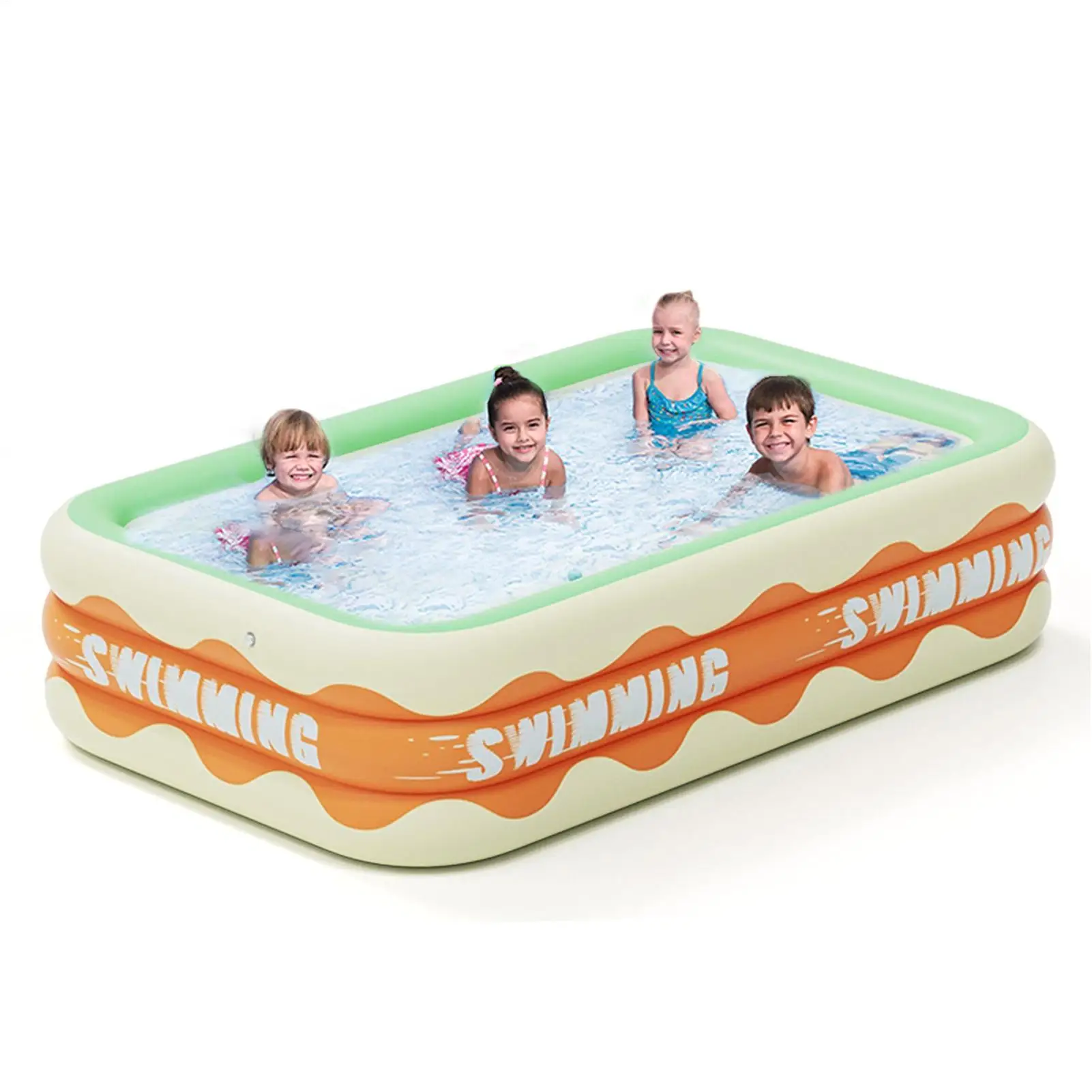 Thickened PVC Inflatable Swimming Pool Swimming Pool Wear-Resistant Aboves Ground Pool Bathtub Kids Pool Inflatable Pool - Image 2