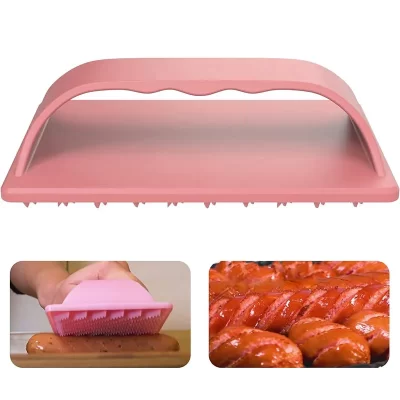 Ferramentas de corte de plástico para churrasco, Hot Dog Cutter para salsicha, BBQ Outdoor Camping Grill, Kitchen Gadget