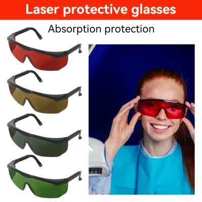 Óculos de proteção a laser 10600nm co2 laser olho portect óculos yag ktp rude diodos ipl óculos de segurança a laser