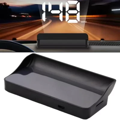 New HUD Head Up Display Car Universal Speedometer USB Beidou Play Satellite System Plug Dual & GPS Cable & Q8D0