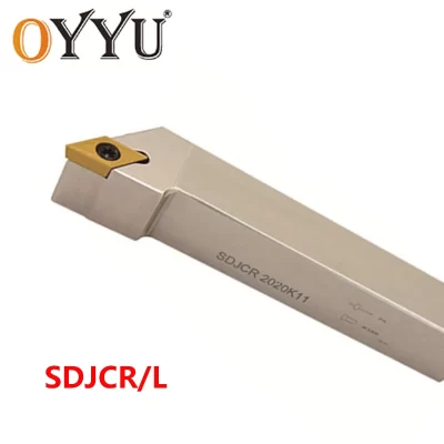 OYYU-SDJCR1010H07, SDJCR1616H07, SDJCR1616H11, SDJCR2020K11, SDJCR2525M11, ferramentas de torneamento externo, SJCR, SDJCL Suporte, CNC Lathe Cutter