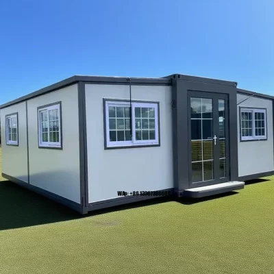 Luxury Expandable Container House En-Suite Bathroom Stylishly Spacious for Home Office Glamping Resorts Sandwich Panel Steel