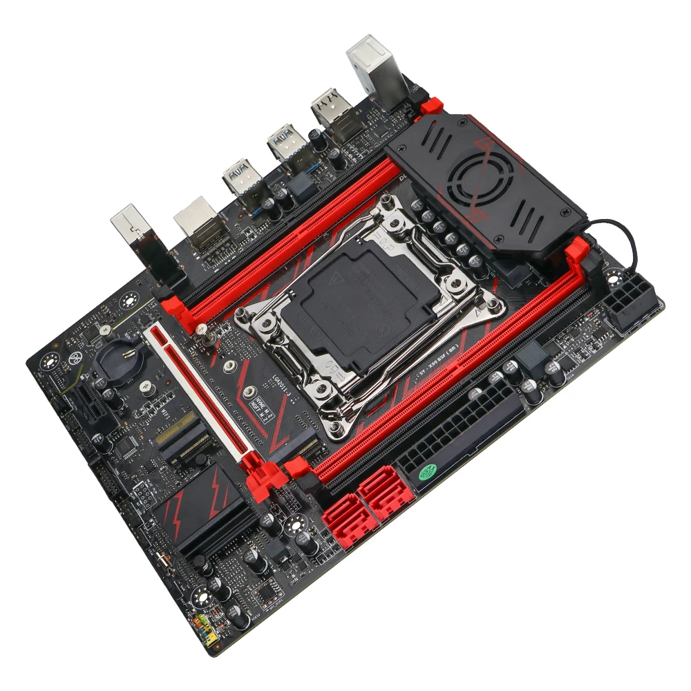 SOYO X99 Gaming Motherboard Set C612 Chipset TPM2.0 Pin with E5 2680 V4 CPU & DDR4 16G (2*8G) 2133MHz RAM PCIE3.0 for Desktop PC - Image 4