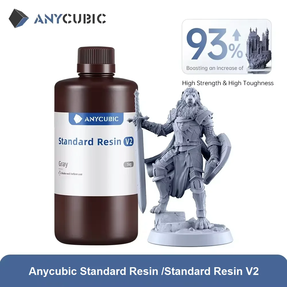 ANYCUBIC 405nm UV Resin Standard Resin V2 For Photon 3D Printer Photon Mono Printing Material LCD UV Sensitive Resin Upgrade