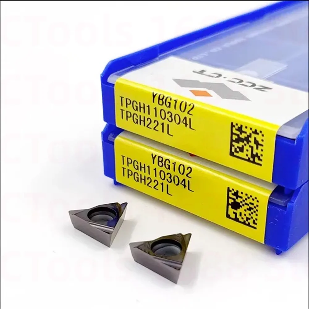 ZCC.CT TPGH060102L TPGH060104L TPGH090202L TPGH090204L TPGH110302L TPGH110304L YBG102 YNG151Carbide insere