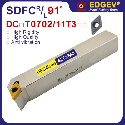 Sdfcr sdfcl 1616 barra de ferramentas de corte de torno de metal sdfcr1212 sdfcr2020 sdfcr2525 cnc máquina ferramenta de torneamento para dcmt dcgt suporte de ferramenta