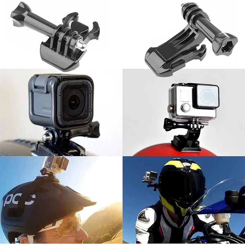 For GoPro Hero 13 12 11 10 9 J Hook Buckle Torso Helmet Mount Base For Insta 360 X5 X4 DJI Action 6 4 5 Pro OSMO 360 Accessories - Image 2