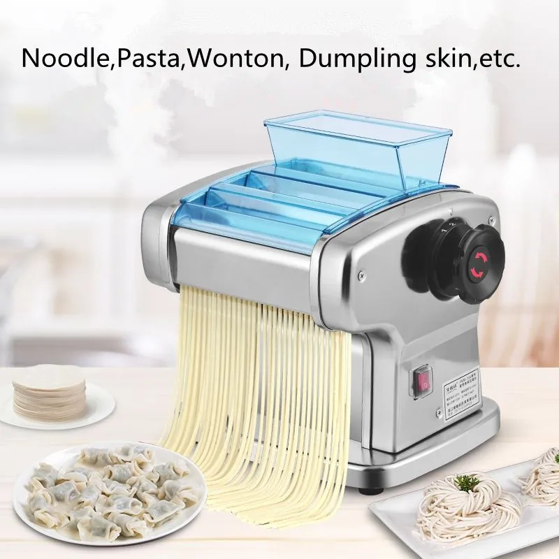 Electric Noodle Making Machine Stainless Steel Pasta Maker Cutting Slicer Noodle Pressing Machine Dough Cutter - Image 3