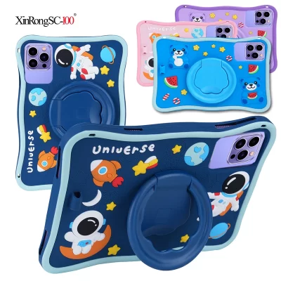 Para almofada original 8 pro tablet 10.1 polegada android 13 capa à prova de choque 2024 tablet almofada 8 pro suporte de silicone macio escudo protetor