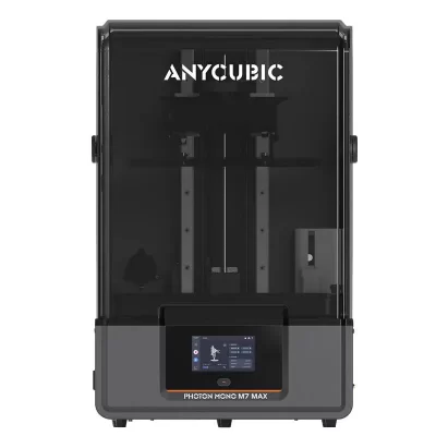 Anycubic Photon Mono M7 max 10,1 polegadas 14K Recarga de resina automática de alta precisão Camada de 0,1 mm LCD Impressora 3D de grande tamanho de alta velocidade