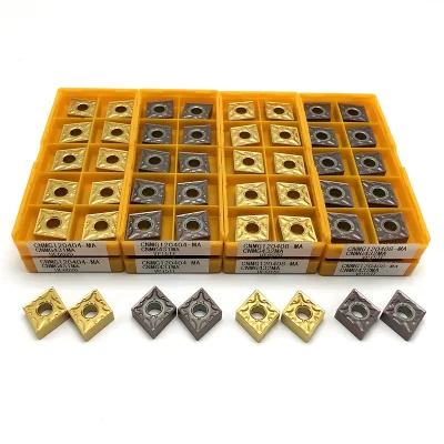Cnmg120404 cnmg120408 ma inserções de carboneto de alta qualidade ferramenta de torneamento externo inserção de torno cnc ferramenta de corte