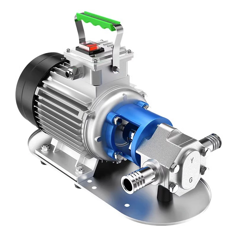 Self-priming stainless steel oil pump 220V/380V gear high viscosity engine oil diesel edible oil hydraulic oil pump - Image 4