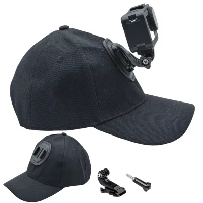 Chapéu de sol para gopro hero 13 12 11 10 9 8 7 insta360 x5 x4 x3 x2 eken dji osmo ação 5 4 pro acessórios de câmera preto