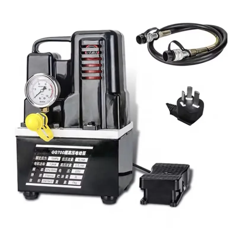 Ultra Small Portable Electric Hydraulic Pump 70MPa 220VQQ-700 High Pressure Water Pump for Tools Oil Sector