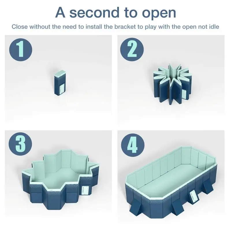 3M Large Swimming Pool Foldable Frame Pools for Family Thickened Wear-Resistant Outdoor Non-Inflatable Summer Water Games - Image 3