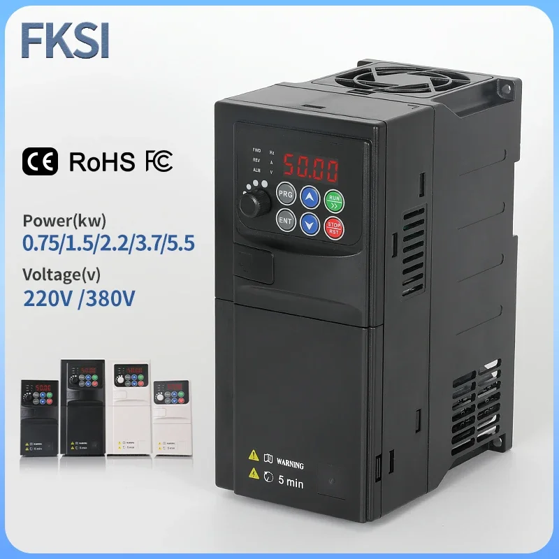 NEW SU600 VFD 0.75KW/1.5KW/2.2KW/3.7KW/5.5KW 220V/380V inverter Variable Frequency Drive Speed Controller for 3-phase Motor