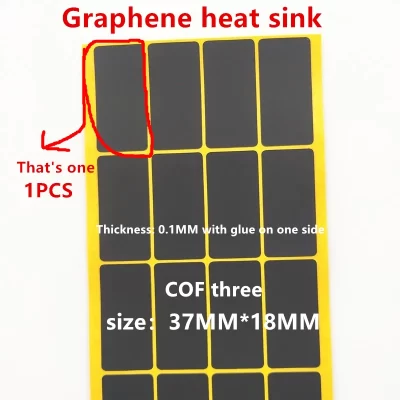 1000 peças/adesivos chip cof dissipador de calor cof módulo de vidro lcd adesivo de dissipação de calor chip cof adesivo de dissipação de calor reparo de tv
