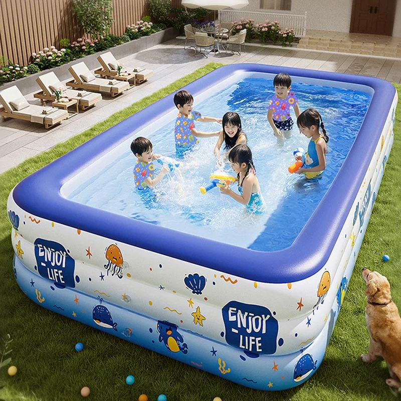 Swimming Pool Inflatable 1.5/1.8/2.1/2.6/3 Meters Indoor Outdoor Household Portable Inflatable Swimming Pool Children Water Toys - Image 2