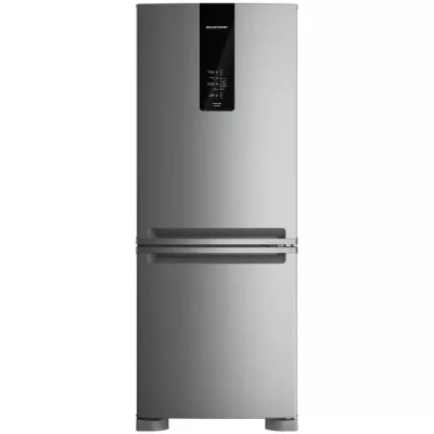 Refrigerator/Cooler Brastemp Frost Free Duplex Silver 447L BRE57FK - 220V