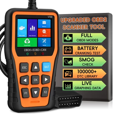 Ferramenta de diagnóstico do scanner obd2, leitores de código do motor de verificação do veículo com redefinição e leitura de i/m, ferramenta de verificação de diagnóstico obdii/eobd do carro