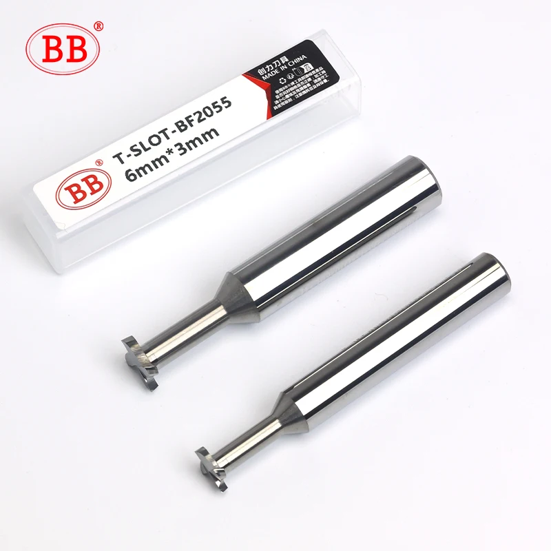 BB Carbide T Slot Milling Cutter Tungsten Steel End Mill CNC Groove Machining Tool for Metal Aluminum Copper Plastic 3mm-20mm - Image 5