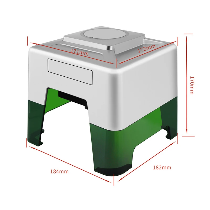 Novo cnc mini 98x88mm gravador a laser diy marca impressora cortador máquinas para trabalhar madeira plástico 3000mw bluetooth mini máquina de gravura - Image 3