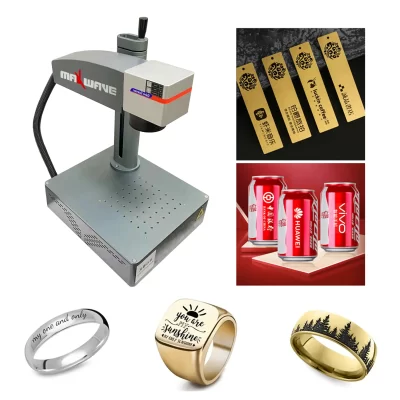 Máquina da marcação do laser, oxidação do metal, máquina portátil da limpeza, 100W, 200W