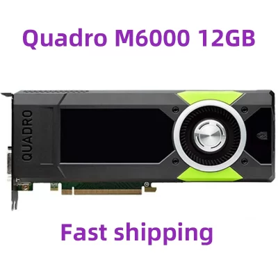 1PCS For Quadro M6000 12GB professional graphics card VR design AI ligent UG modeling 3D redering 4K High Quality