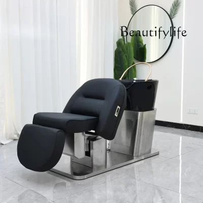 Xinsheng profissional shampoo cadeira de lavagem de cabelo cadeiras cabeça spa cama spa salão de beleza móveis ajustados cadeiras de barbeiro shampoo camas