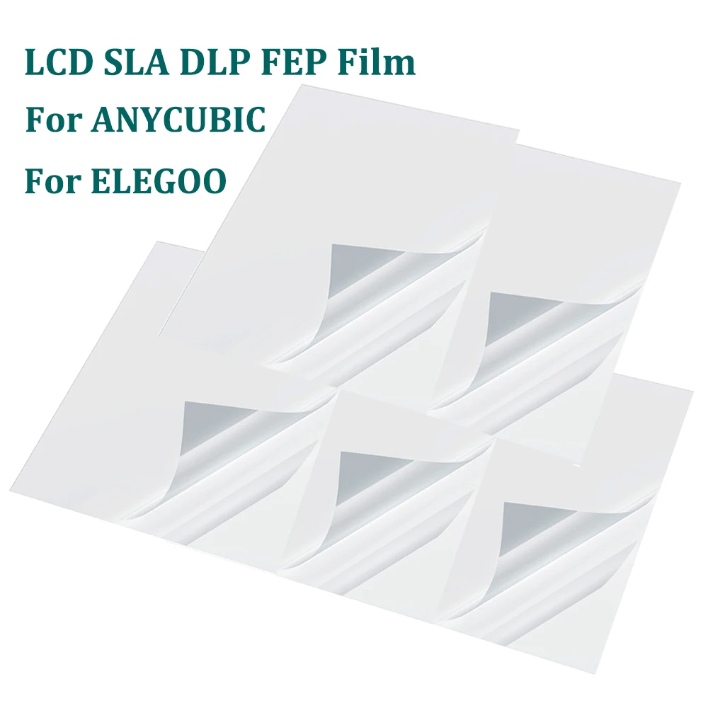 Filme fep de 5.5 polegadas, 8.9 polegadas, 260*200mm 140*200mm, lcd sla dlp, para anycúbico fóton mono 4k x fóton m3 elegoo saturno 2 s