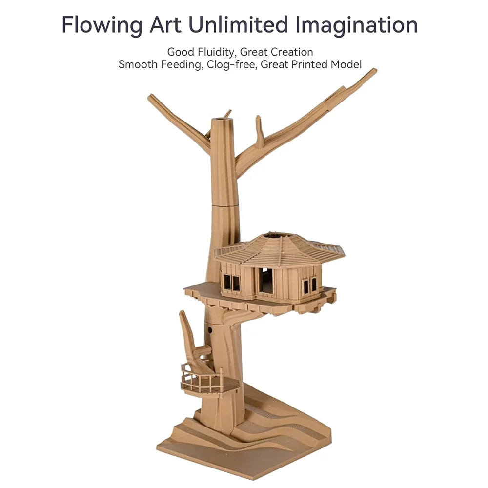 Creality Wood Filament PLA 1.75 mm Woods 3D Printer Filament Smooth Silk Texture Toughness 1kg/Spool 3D Printing Filament - Image 6