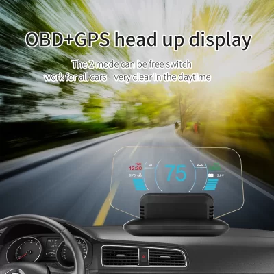 Dirija com Segurança: Velocímetro Digital HUD OBD2