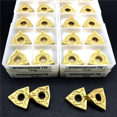WNMG 080404 WNMG 080408 Tm t9125 inserções de carboneto de tungstênio ferramenta de torneamento externo ferramentas de torno de metal cnc ferramenta de corte de inserção de giro