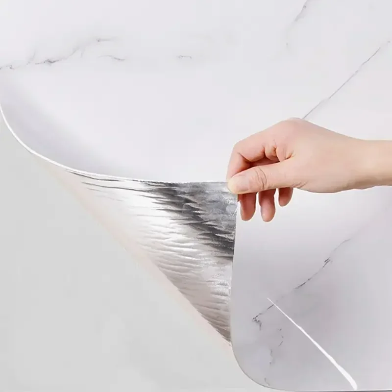 Painel de parede com padrão de mármore estilo europeu, casca e bastão, papel de parede decorativo, arte de parede para sala de estar, quarto, decoração de casa - Image 5