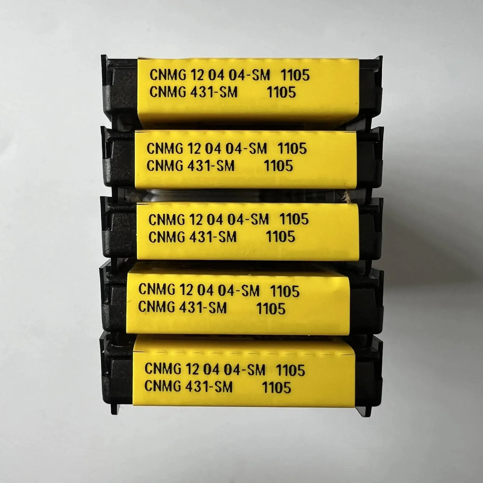 Original SANDVIK / CNMG120404-SM 1105 / Lâmina CNC de liga dura 10 unidades - Image 5
