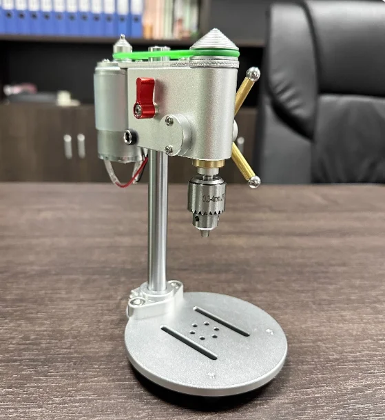 Mini furadeira de bancada pequena de alta precisão, máquina de perfuração pequena 220v micro precisão máquina de perfuração de reparo de relógio - Image 6