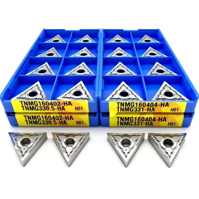 10 peças tnmg160404 ak ha h01 tnmg160408 tnmg160402 inserções de torneamento de alumínio lâmina redonda de carboneto tnmg 160408 cortador de torno cnc