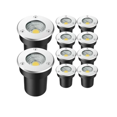IP67 À Prova D 'Água Led Iluminação Do Jardim Luz Subterrânea 5W 10W 15W Luz Enterrada Jardim Caminho Passo Luz de Piso 220V 110V DC12V