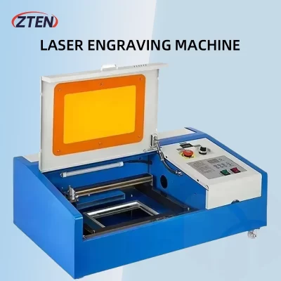 Gravador a laser co2 40w, 30x20cm, máquina de gravação a laser, pequena, totalmente automática, madeira, acrílico, ferramentas de gravação a laser