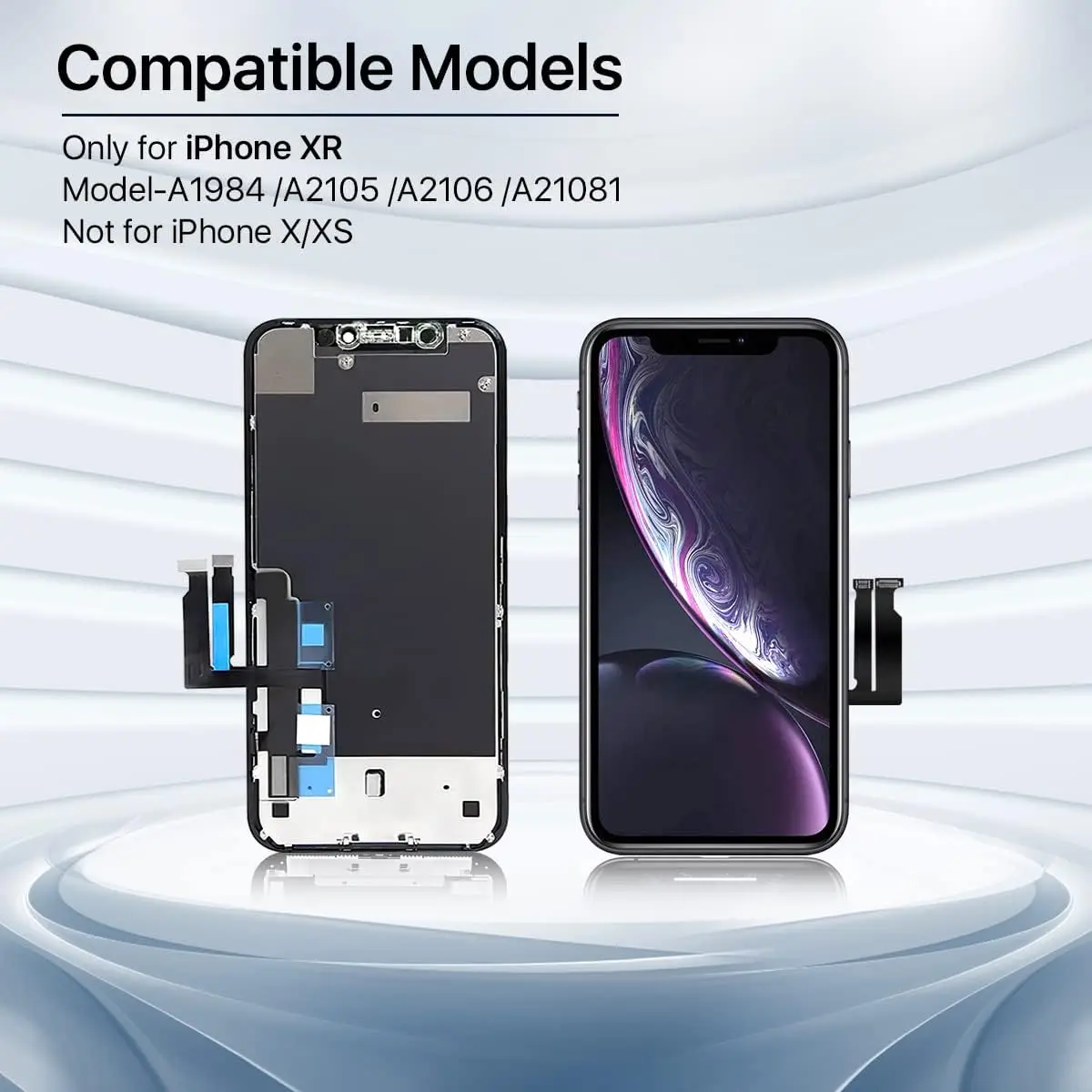 100% Excellent OLED Pantalla for iphone XR LCD Display Touch Screen Digitizer Assembly for iPhone XR LCD Replacement - Image 5