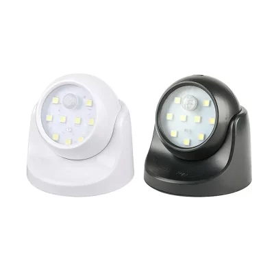 Refletor led operado por bateria, sensor de movimento pir, sem fio, lâmpada de parede infravermelha, casa, interior, ambiente externo, detector, luz de segurança