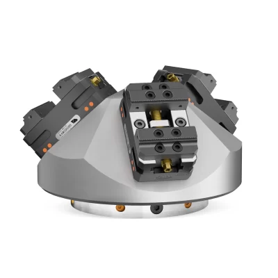 5 Axis Cnc Milling Quick Change 3-Sided Pyramids Zero Point System 96mm Self Centering Vise CNC Lathe Tools