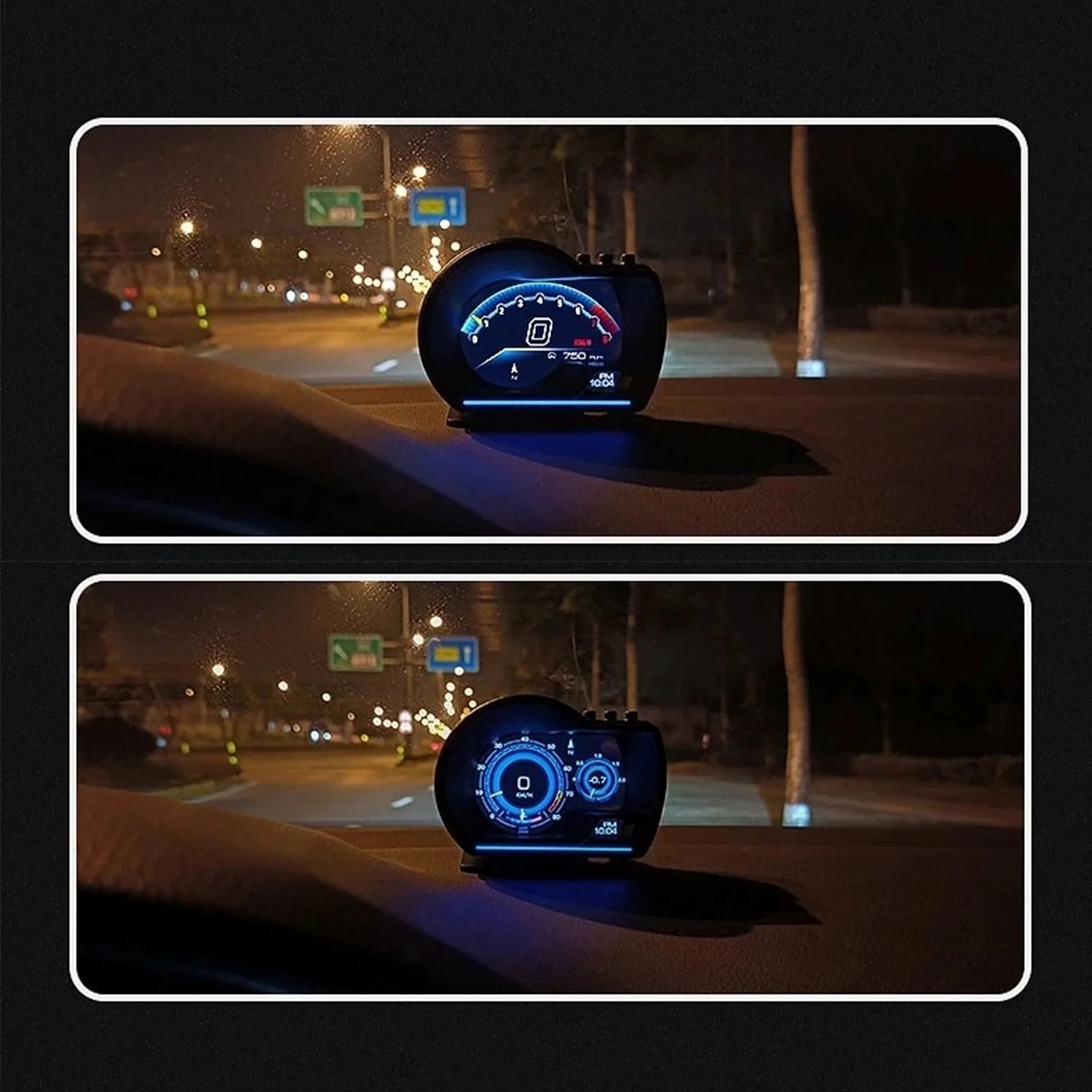 Car Smart Head Up Display OBD2 GPS Digital HUD Speedometer Turbo RPM Alarm Head‑Up Displayer - Image 4