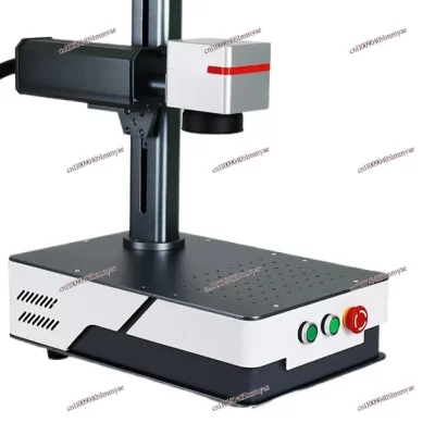 Fiber Metal Laser Marking Machine Lettering Stainless Steel Nameplate Engraving Machine Small Automatic Coding Machine Desktop