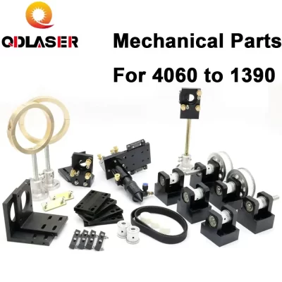 Qdlaser co2 componentes mecânicos a laser peças de hardware de transmissão de metal conjunto de cabeça laser equipamento de máquina de corte e gravação
