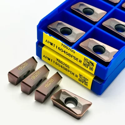 APMT1135PDR YBG205 APMT 160408 PDER YBG205 Original de alta qualidade inserção de fresagem de liga dura APMT1135 APMT1604 inserção de carboneto