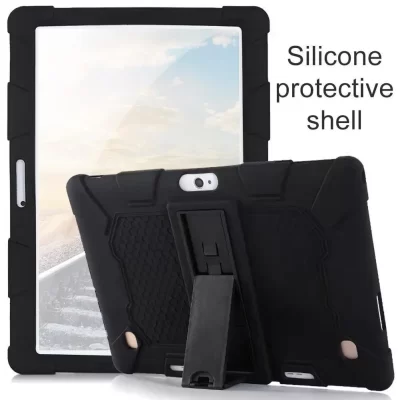 Universal Soft Silicone Case para Tablet, Shockproof Sleeve, Vem com Android, PC, 10,1 em, 10,1 em