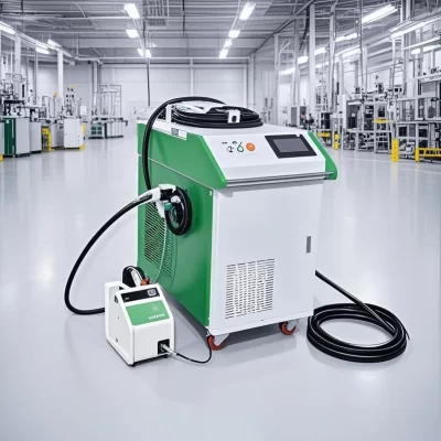 Máquina de corte e limpeza de soldagem a laser 4 em 1, remoção de ferrugem a laser, 3000W, máquina de solda a laser de fibra portátil